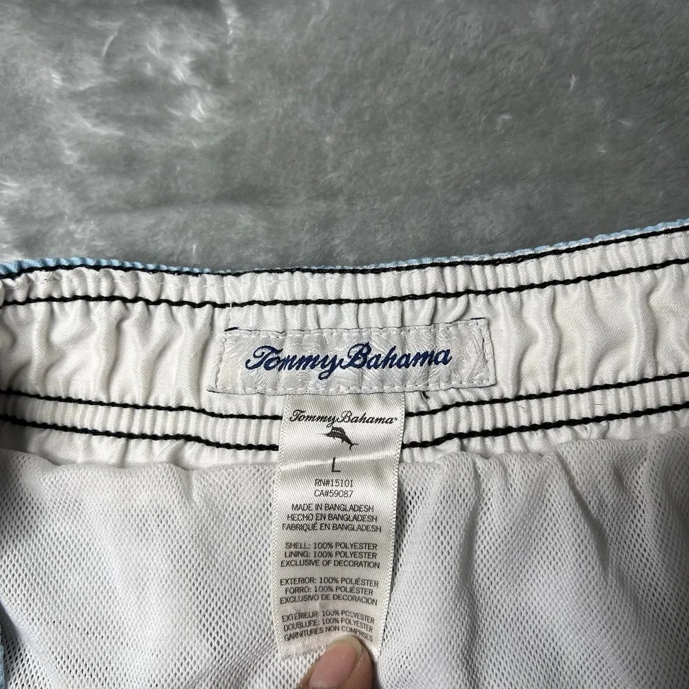 Tommy Bahama Shorts Boys Size‎ Large Swim Trunks Mesh Lined Shark